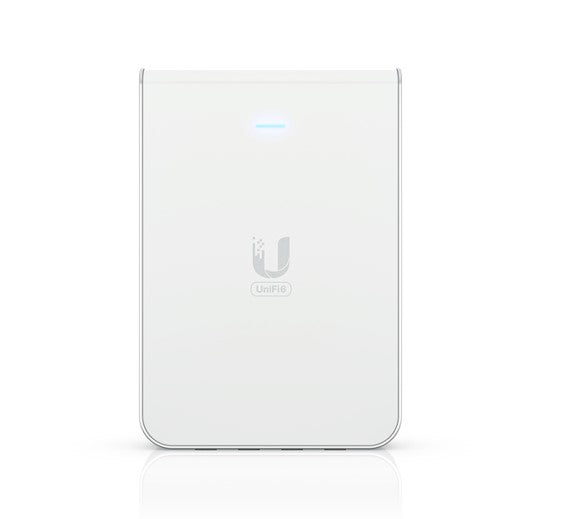 Ubiquiti UniFi Wi-Fi 6 In-Wall Wall-mounted Access Point with a Built-in PoE Switch,115 m2 Coverage