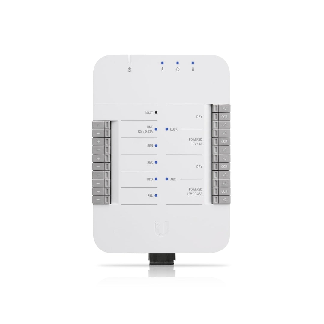 Ubiquiti UniFi Access Door Hub,Single Door Entry Mechanism,PoE Power, Support UA-LITE& UA-PRO,Four Inputs &12v Dry Relays for Most Door Lock