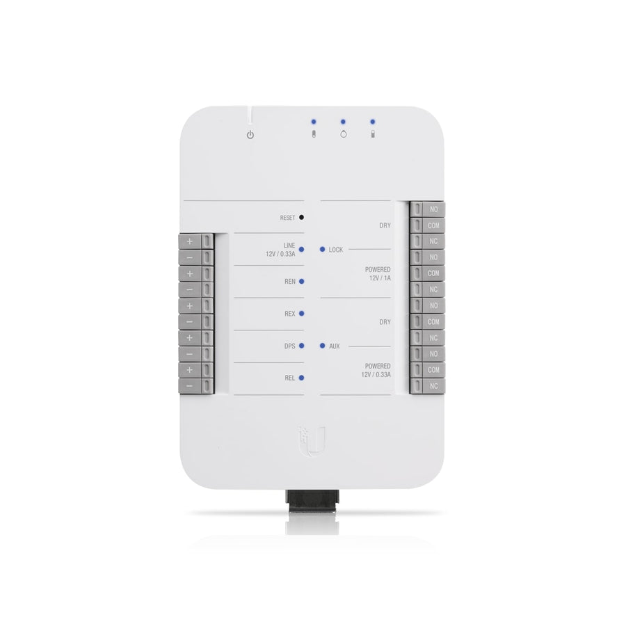 Ubiquiti UniFi Access Door Hub,Single Door Entry Mechanism,PoE Power, Support UA-LITE& UA-PRO,Four Inputs &12v Dry Relays for Most Door Lock