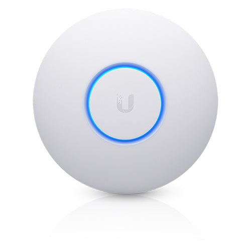 Ubiquiti UniFi AC Pro V2 Indoor & Outdoor AP, 2.4GHz @ 450Mbps, 5GHz @ 1300Mbps, 1750Mbps Total, Range Up 122m | POE Adapter Included