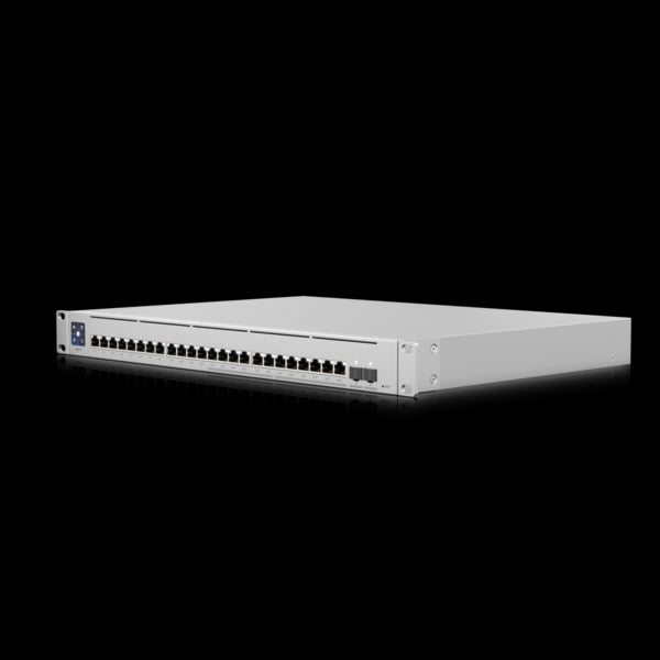 Ubiquiti UniFi Switch Enterprise 24-port PoE+ 12x2.5GbE 12x1GbE Ports, For Wi-Fi 6 AP, 2x 10g SFP+ Ports, Managed Layer 3 Switch (400W)