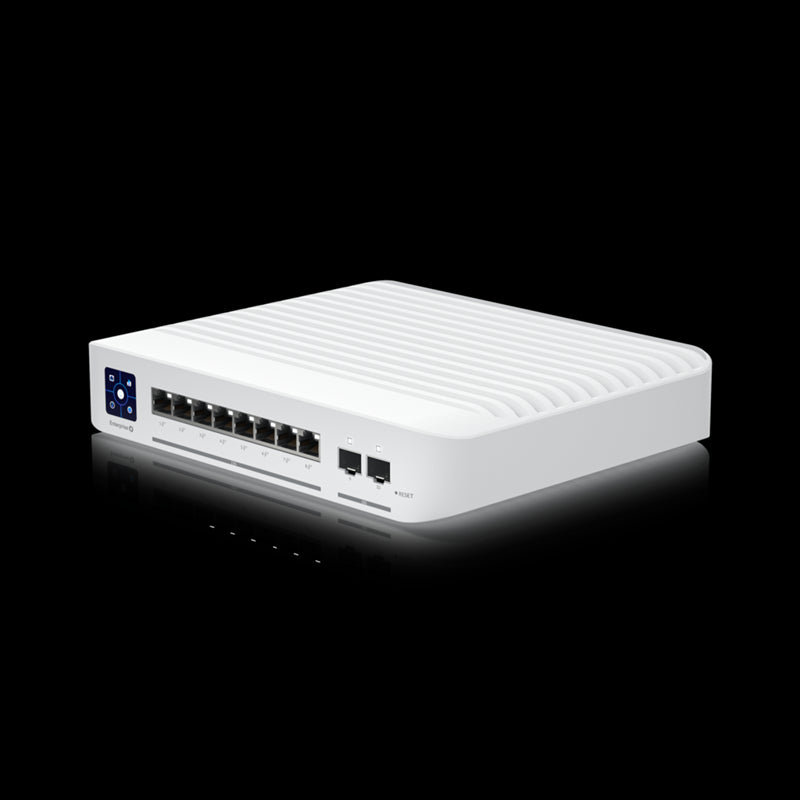 Ubiquiti Switch Enterprise 8-port PoE+ 8x2.5GbE, Ideal For Wi-Fi 6 AP, 2x 10g SFP+ Ports For Uplinks, Managed Layer 3 Switch,