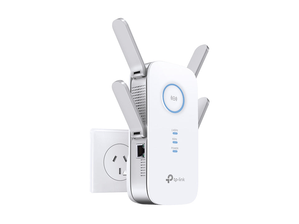 TP-Link RE650 AC2600 2600Mbps Wi-Fi Range Extender 1733Mbps@5GHz 1x1Gbps LAN 4xAntennas 4×4 MU-MIMO Beamforming Access Point Mode
