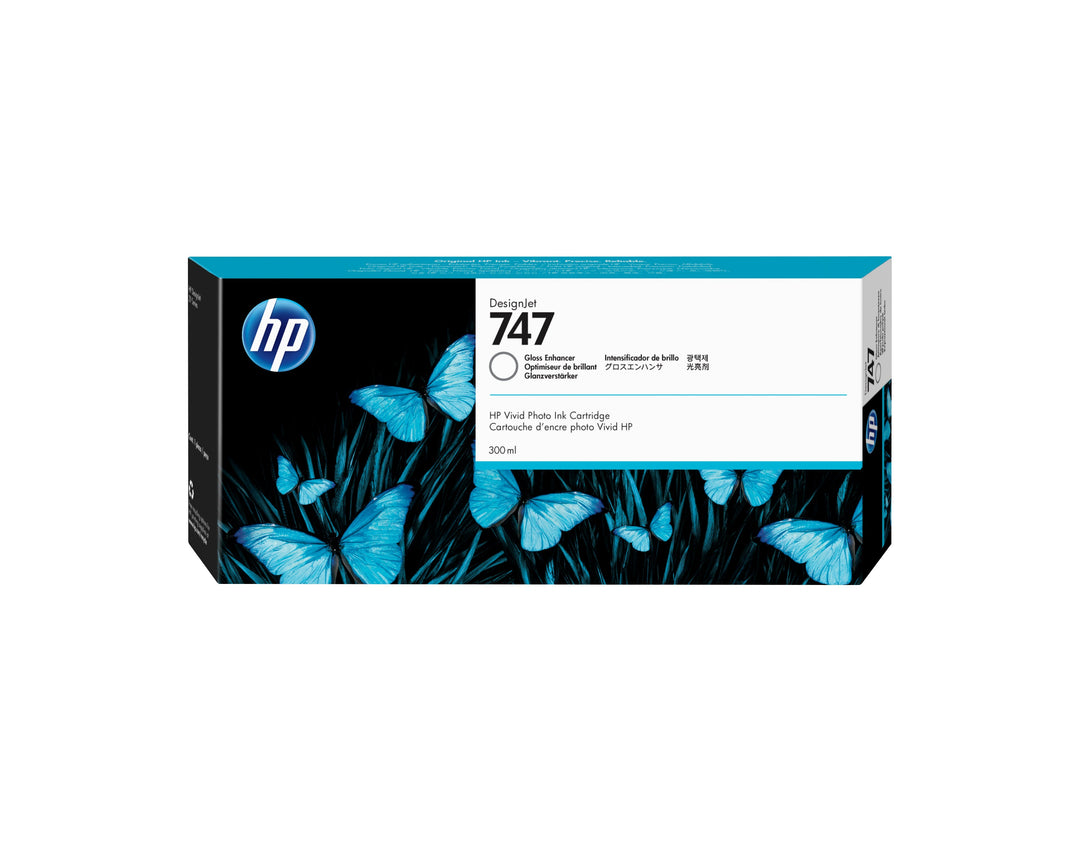 HP 747 300-ml Gloss Enhancer DesignJet Ink Cartridge