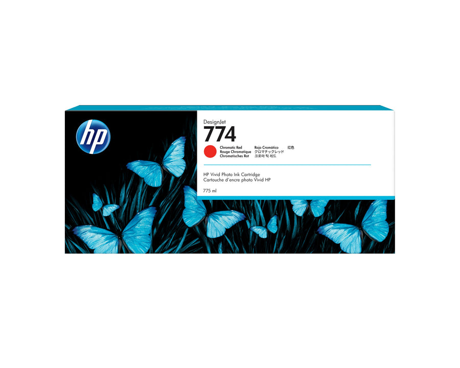 HP 774 775-ml Chromatic Red DesignJet Ink Cartridge