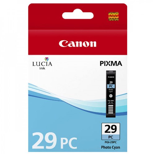 PGI29PC PHOTO CYAN INK TANK FOR CANON PRO-1