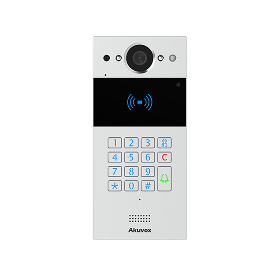 2-WIRE SIP INTERCOM WITH KEYPAD AND RF CARD READER