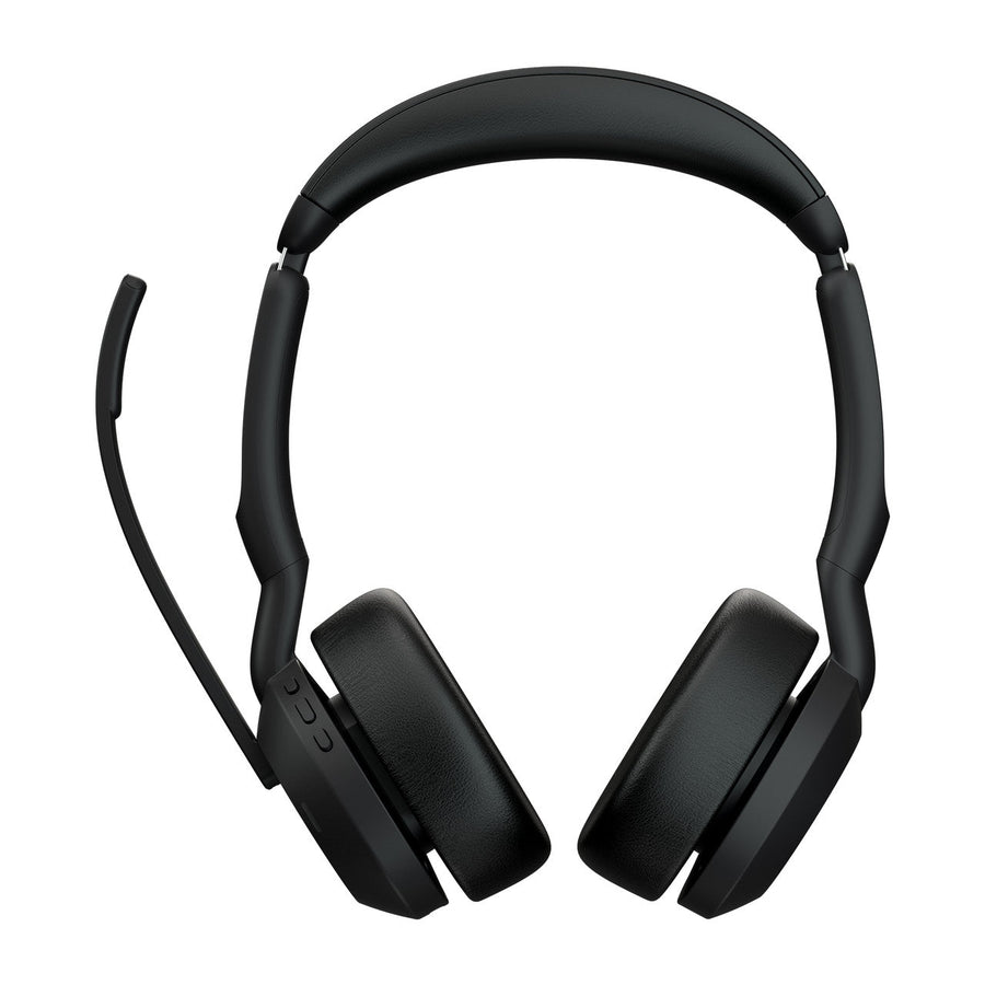 Jabra Evolve2 55, USB C, Stereo, MS Teams, Active Noise Cancellation (ANC), Link 380 Bluetooth Adapter ,30m Wireless Range, 18 Hours Battery Life
