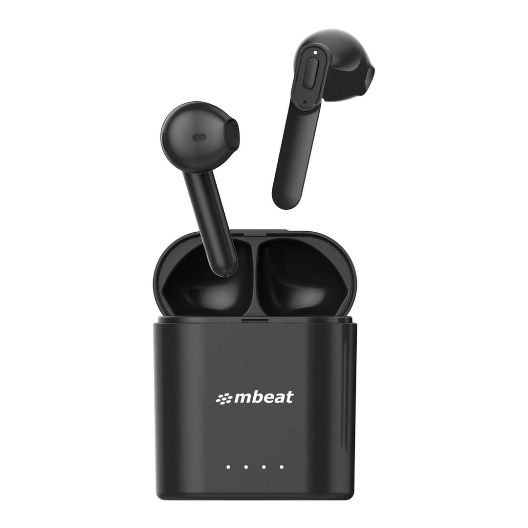 (LS)mbeat® E1 True Wireless Earbuds/Earphones - Up to 4hr Play time, 14hr Charge Case, Easy Pair Fully charging time 2 hours Additional play 14 hr