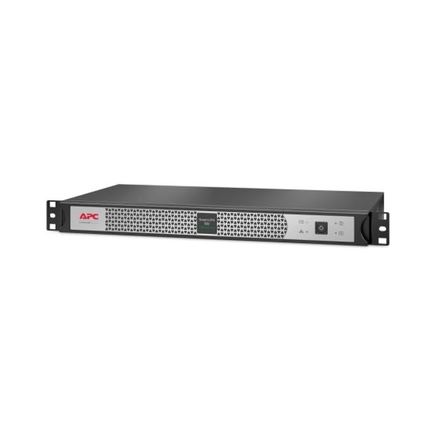 APC Smart-UPS 500VA/400W Line Interactive UPS, 1U Rackmount, 230V/10A Input, 4x IEC C13 Outlets, Li-Ion Battery, W/ Network Card, Short Depth