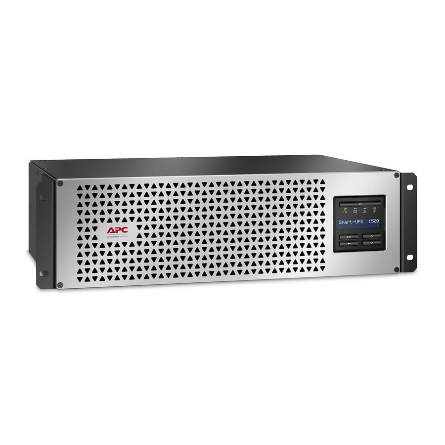 APC Smart-UPS, Line Interactive, 1500VA, Lithium-ion,Rackmount 3U, 230V, 6x IEC C13 outlets, SmartConnect Port+Slot, Short Depth
