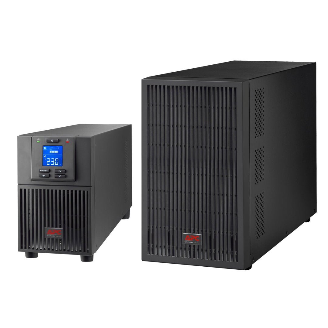 APC Easy UPS 3000VA/2400W Online UPS, Tower, 230V/16A Input, 1x IEC C19 & 6x IEC C13 Outlets, Lead Acid Battery, W/ Extended Battery Pack