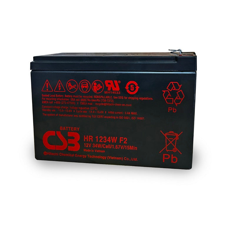 PowerShield 12V 9AH Battery, 3-5 Year Design Life, compatible with all PowerShield UPS models, reliable power source