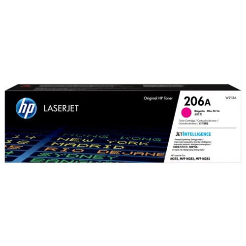 HP 206A MAGENTA LASERJET TONER CARTRIDGE 1250 PAGES