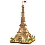 LED Eiffel Tower Micro Mini Building Blocks Set