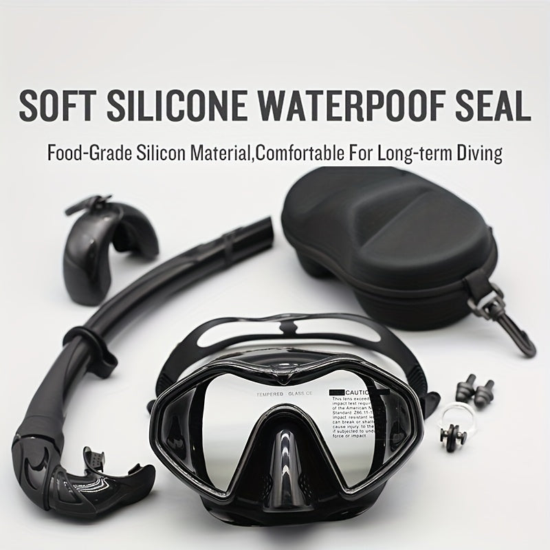 Adult Anti-Fog Snorkel Set with Dry Tube