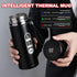 1L Thermos Bottle with LED Temperature Display Black