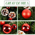 Pre-Lit Christmas Door Wreath LED Decor