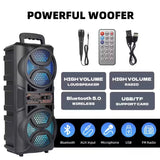 3000W Portable Wireless Speaker with Dual Subwoofers