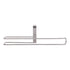 Stainless Steel No-punch Roll Paper Rack for Kitchen Cabinet Cling Film Storage Rack-Silver