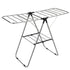 Stainless Steel Floor-Standing Folding Wing-Shaped Drying Rack-Silver