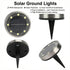 30pcs Solar Ground Lights IP68 Waterproof Warm Light High Brightness Auto On/Off Long Lasting