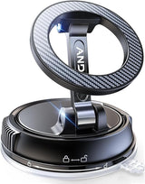 Car Phone Holder for  [78+LBS Strongest Suction & 2400gf Magnetic] 360° Adjustable Car Phone Mount-Car Phone Holder