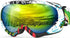 OutdoorMaster Kids Ski Goggles - Helmet Compatible Snow Goggles for Boys & Girls with 100% UV Protection-01VLT 13％-OM-6