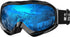 OutdoorMaster OTG Ski Goggles - Over Glasses Ski/Snowboard Goggles for Men, Women & Youth - 100% UV Protection-OM-5