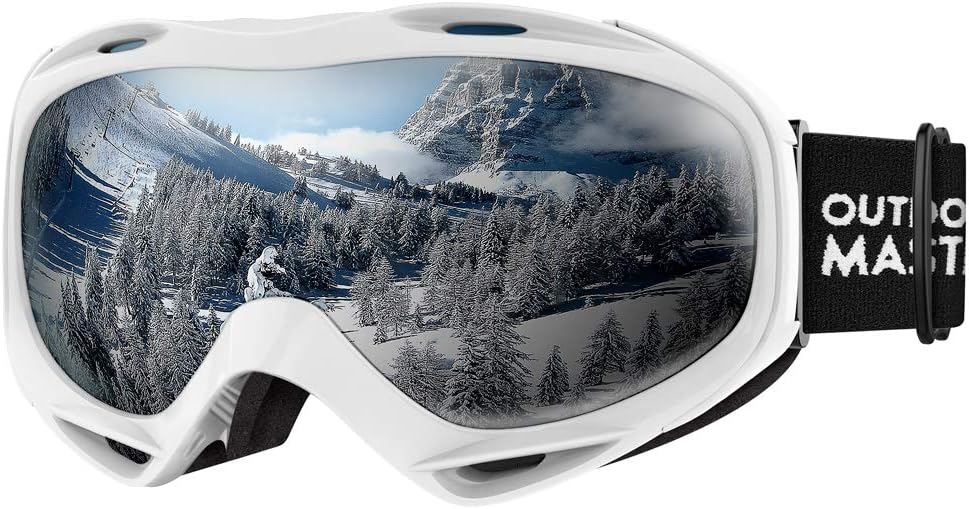 OutdoorMaster OTG Ski Goggles - Over Glasses Ski/Snowboard Goggles for Men, Women & Youth - 100% UV Protection--OM-5