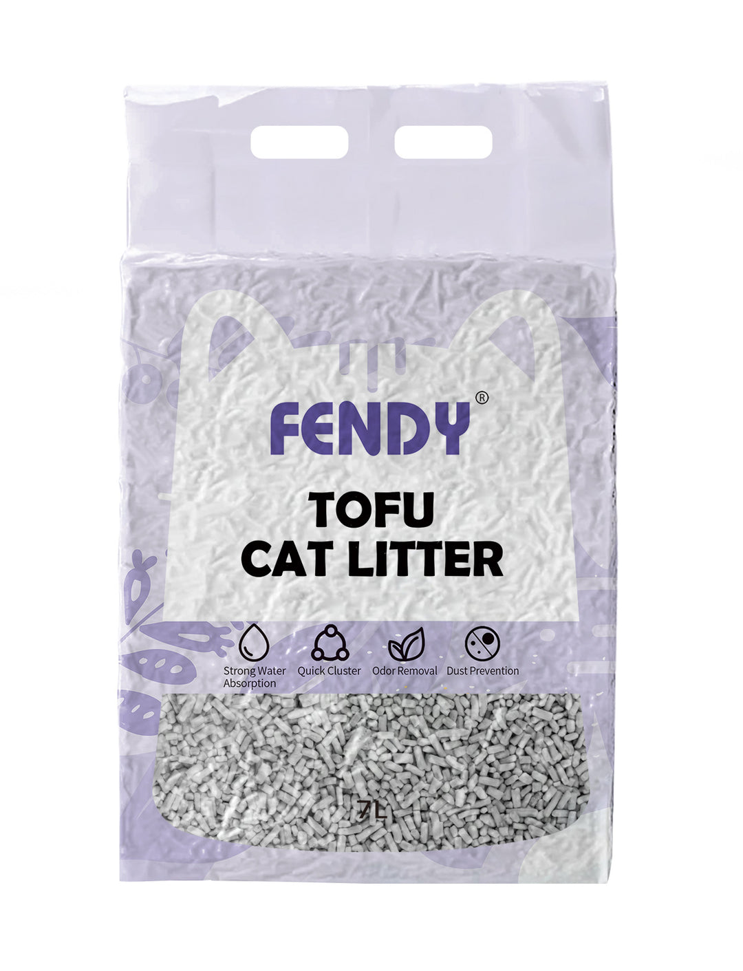 Clean carbon tofu cat litter  7L-2.4KG*8