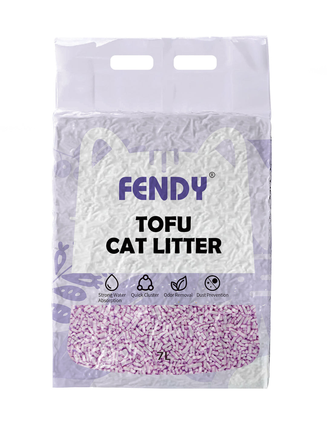 Lavender Tofu Cat Litter  7L-2.4KG*8
