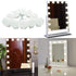 Hollywood Super Star Style Makeup Mirror Vanity LED Light Bulbs Kit for Dressing Table Dimmable & Plug in, Linkable and Flexible Strip, Mirror Not Included