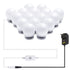 Hollywood Mirror Lights Makeup Vanity Lights, LED Vanity Mirror Lights Kit for Dressing Table, Dimmable and Adapter Plug in, Mirror Not Included (16 Bulbs Natural White)