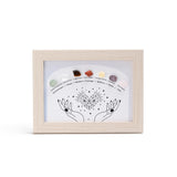 Constellation A Healing Crystal Stone Photo Frame Feng Shui or Hanging Home Wall Decoration, Office Gifts