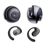 Open Ear Wireless Headphones Earphones Bluetooth 5.4 On Ear Sport Gym Earbuds-Black