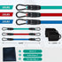 6pcs Resistance Band Set Yoga Pilates Exercise Fitness Latex Tube Body Workout