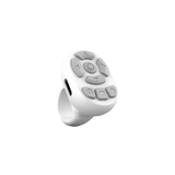 Scrolling Ring Remote Page Turner Wireless Finger Scroller Camera Video Record-White