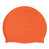Silicone Swimming Cap Large Waterproof Swim Hat for Long Hair Men Women Adults-Orange