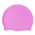 Silicone Swimming Cap Large Waterproof Swim Hat for Long Hair Men Women Adults-Pink