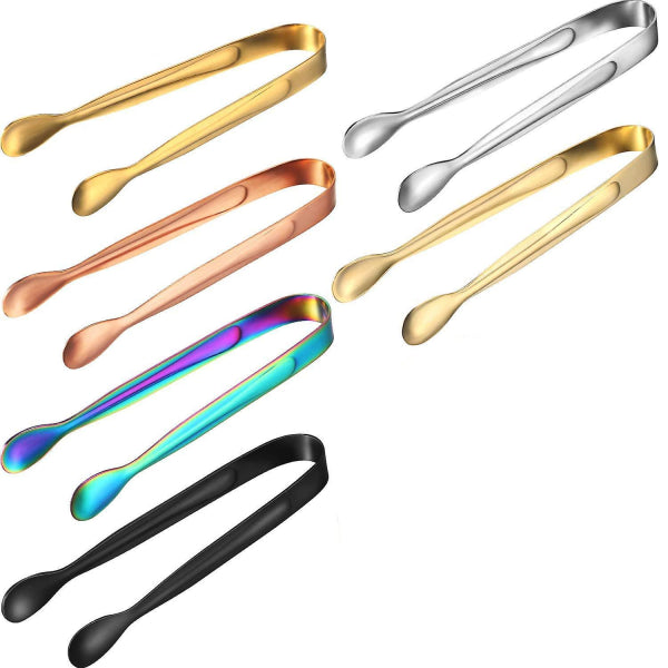 Stainless Steel Ice Sticks Candy Clips 6 pcs Multicolor Party Wedding Salad Bar Kitchen Compatible with Oral-B