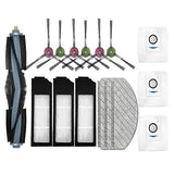 Ecovacs X1 Plus Robot Vacuum Cleaner Replacement Parts Kit with Main Brush, HEPA Filter, Mop Cloth, Dust Bag