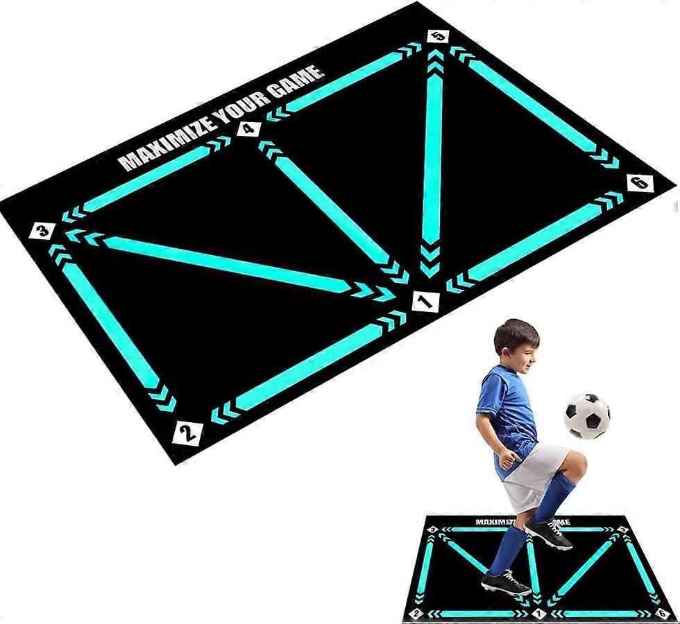 Football Training Mat Silent Step Mat 60x90cm