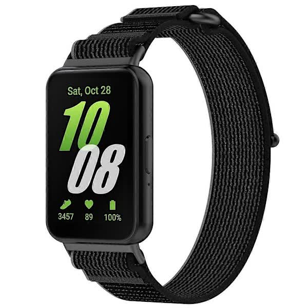 Compatible withSamsung Galaxy Fit 3 Loop Nylon Watch Band Strap