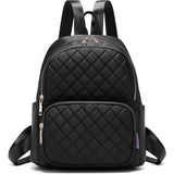 Women's Casual Backpack - Anti-Theft Nylon Small Backpack, Black