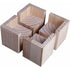 Wooden Furniture Risers 4-Pack 5x5x5cm for Desk Table Bed Lifting Feet Compatible with Multiple Brands