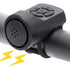 Electric Bicycle Horn 120dB, Portable USB Charging Rubberskin Bell with Alarm for Mountain and Road Bike.