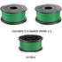 Green Trimmer Line Spool 2-Pack Compatible with Black \u0026 Decker GL7033 GL8033 GL9035 A6482 Grass Trimmer