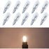 T6.5 Car Dashboard Bulb 10pcs, 3W 12V Indicator Light Compatible with Car Side Lights Accessories