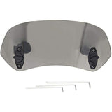 Motorcycle Windshield Wind Deflector - Adjustable Clip-On Tawny Windscreen Accessories